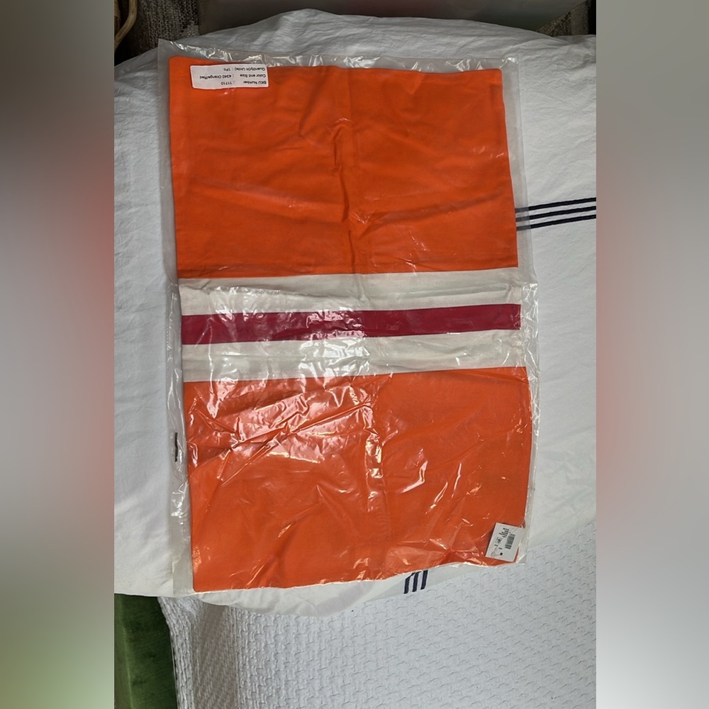 C Wonder Orange and Pink Pillow Sham Cover